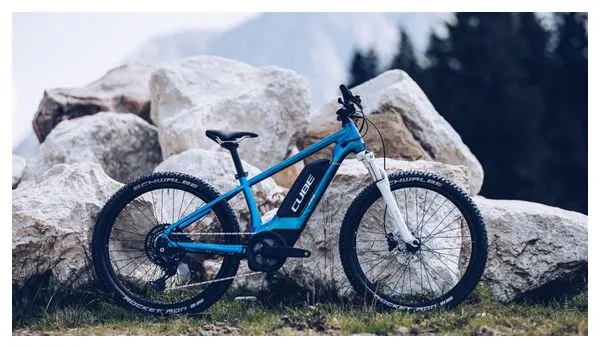 Cube Acid 240 Hybrid Rookie Pro 400 Kid Electric Hardtail MTB Shimano Cues 9S 400 Wh 24'' Actionteam Blue 2025 7 - 10 Years Old