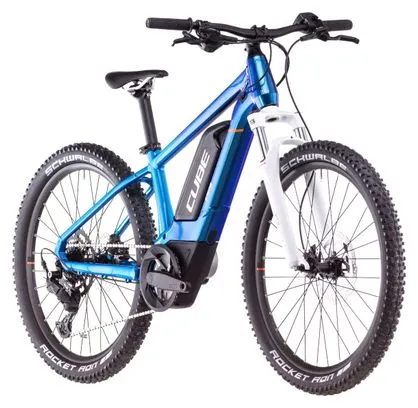 Cube Acid 240 Hybrid Rookie Pro 400 Kid Electric Hardtail MTB Shimano Cues 9S 400 Wh 24'' Actionteam Blue 2025 7 - 10 Years Old