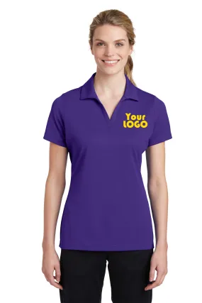 Custom Embroider Ladies Performance Polo Shirt - Moisture Wicking - PosiCharge RacerMesh Polo. LST640