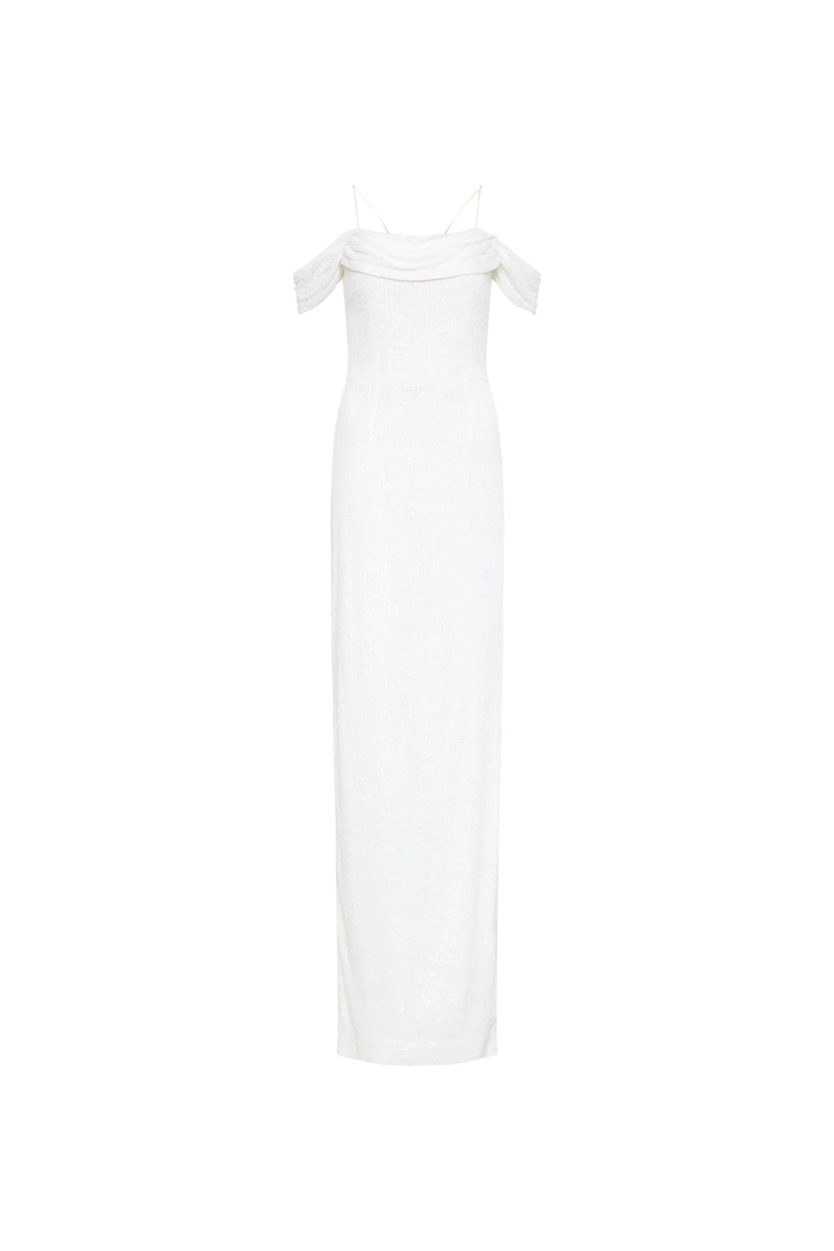 --Davina Cold Shoulder Gown-