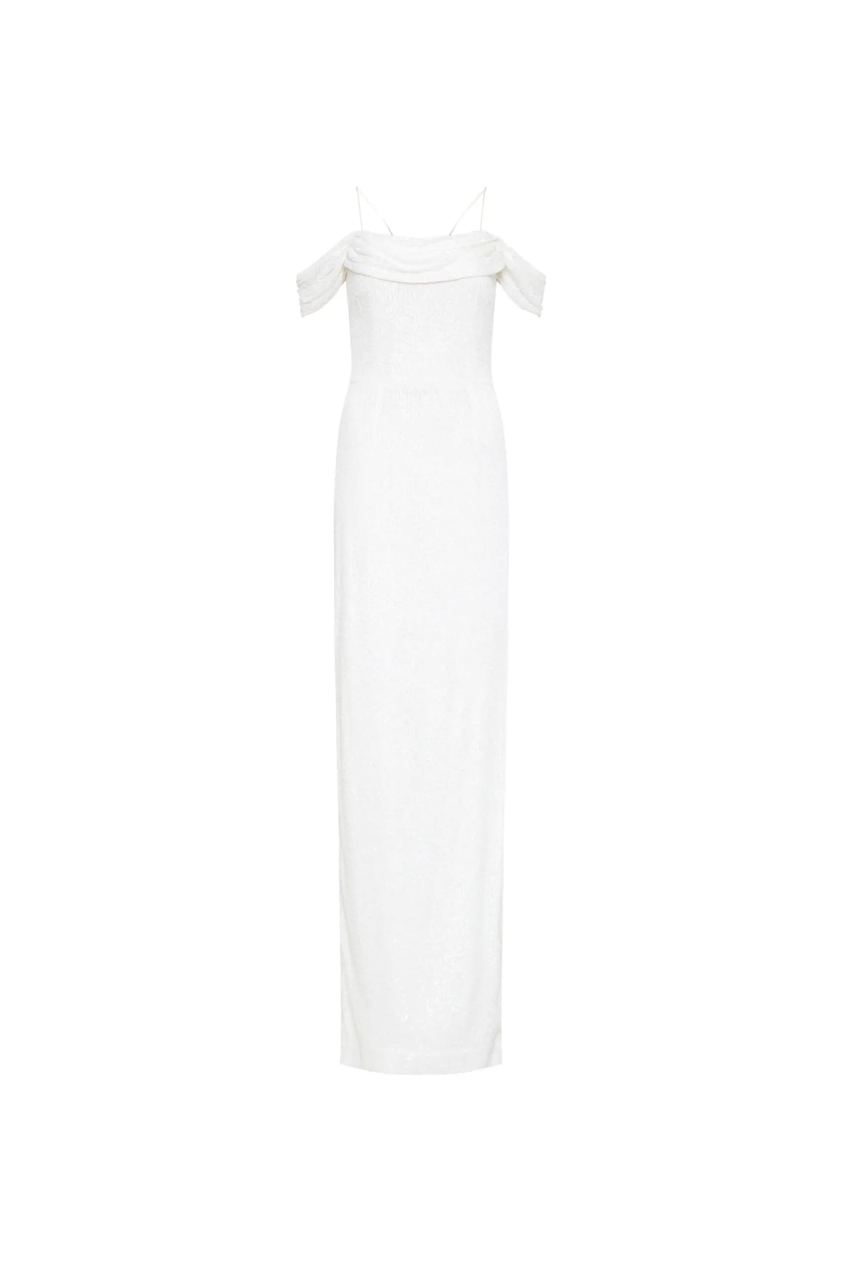 --Davina Cold Shoulder Gown-