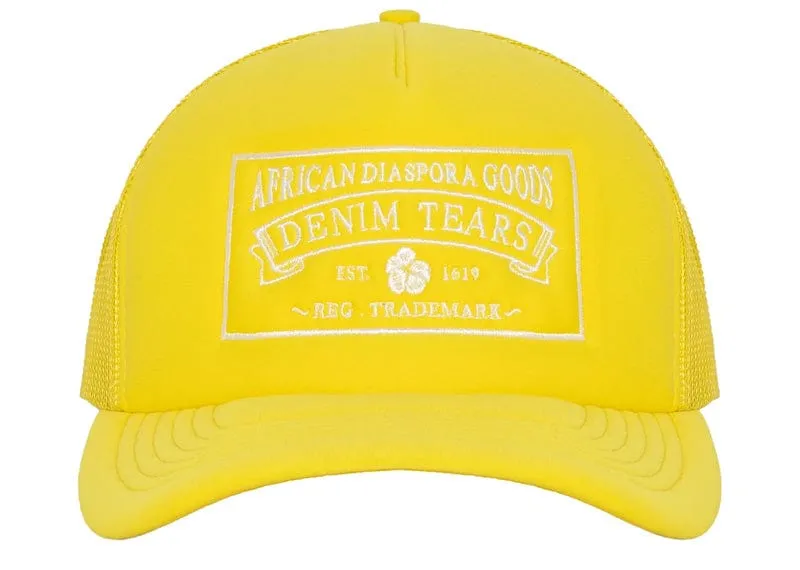 Denim Tears ADG Yellow Trucker Hat