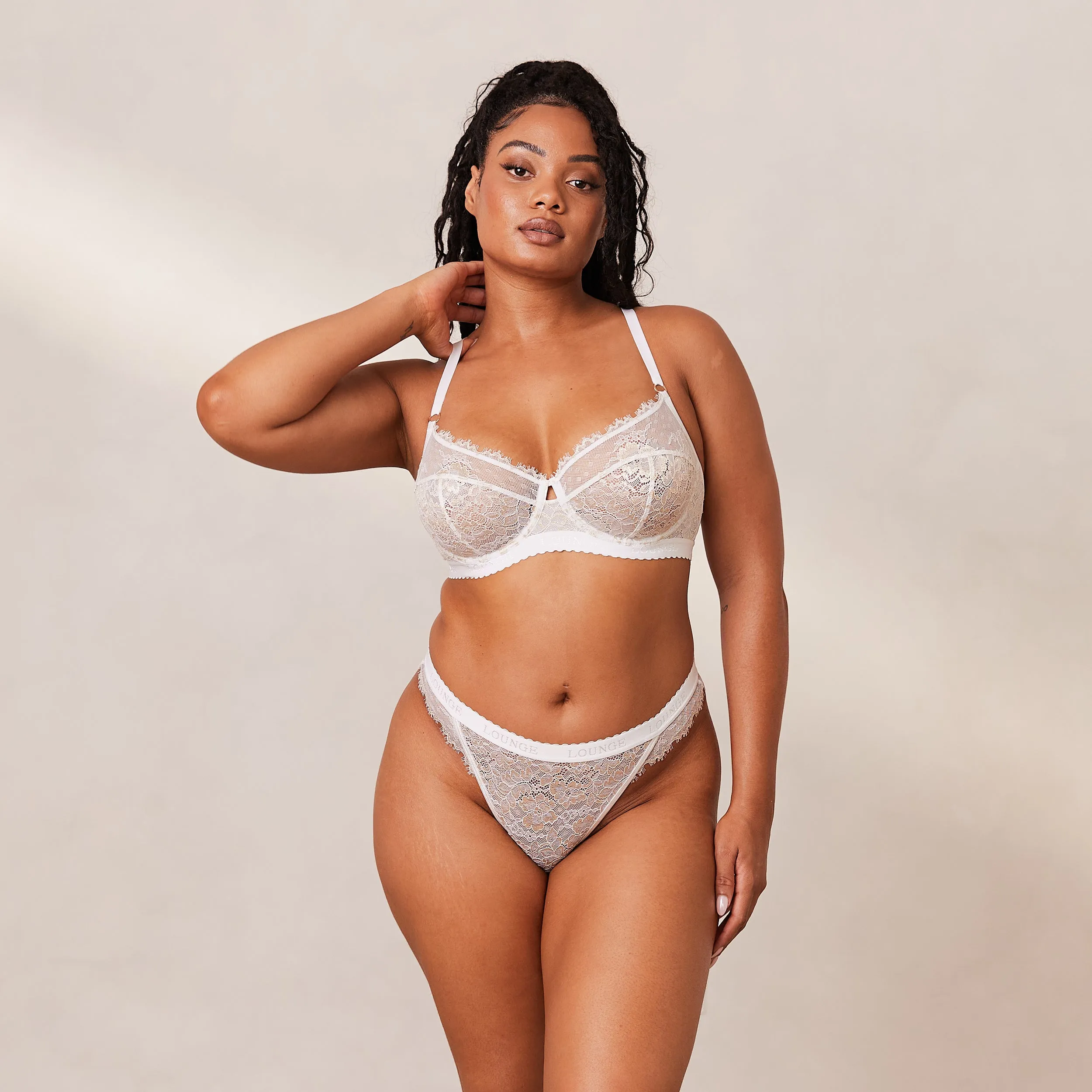 Desire Balcony Bra  - White