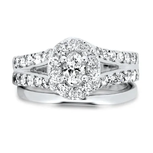 Diamond Bridal Rings Set