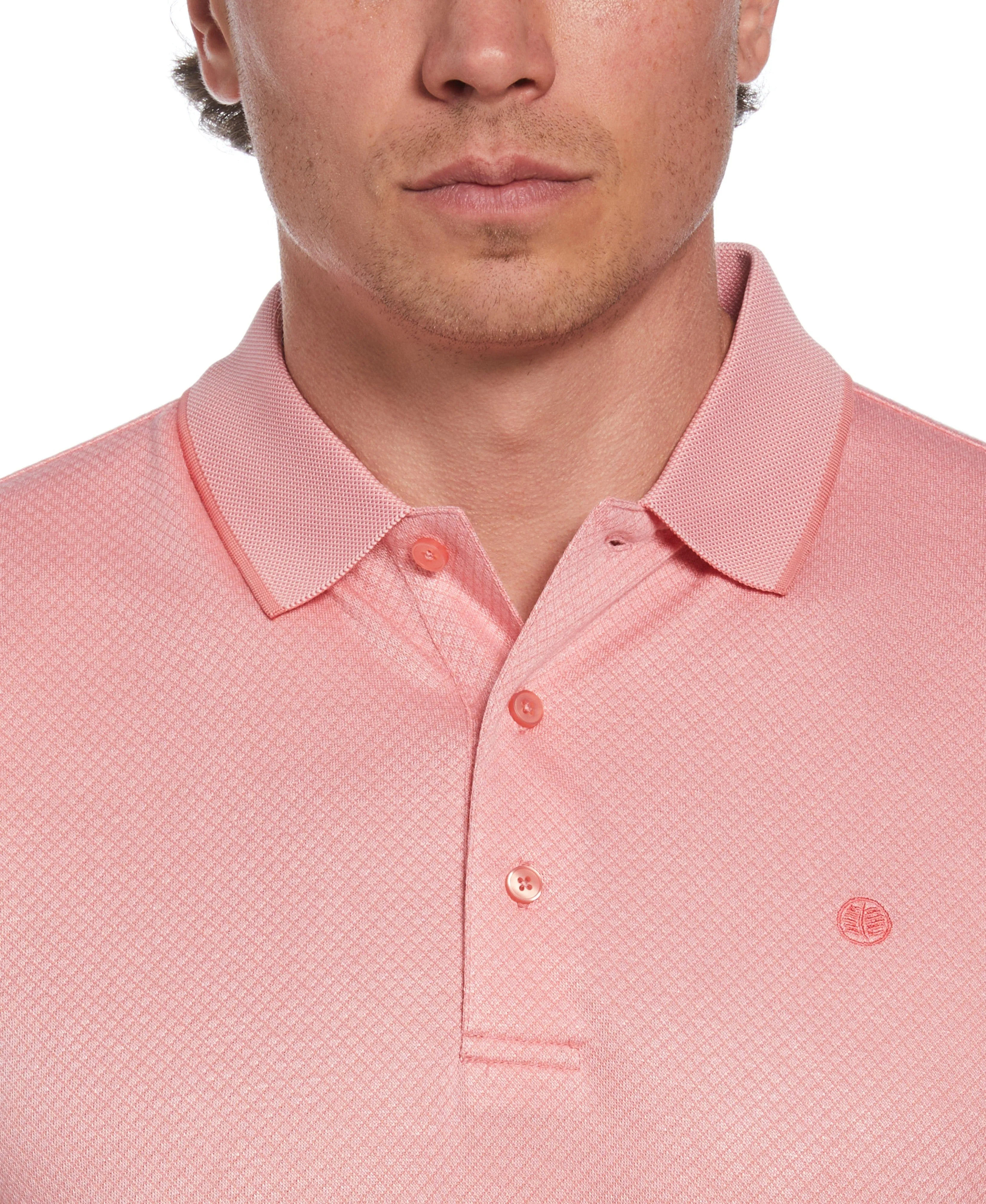 Diamond Jacquard Polo Shirt