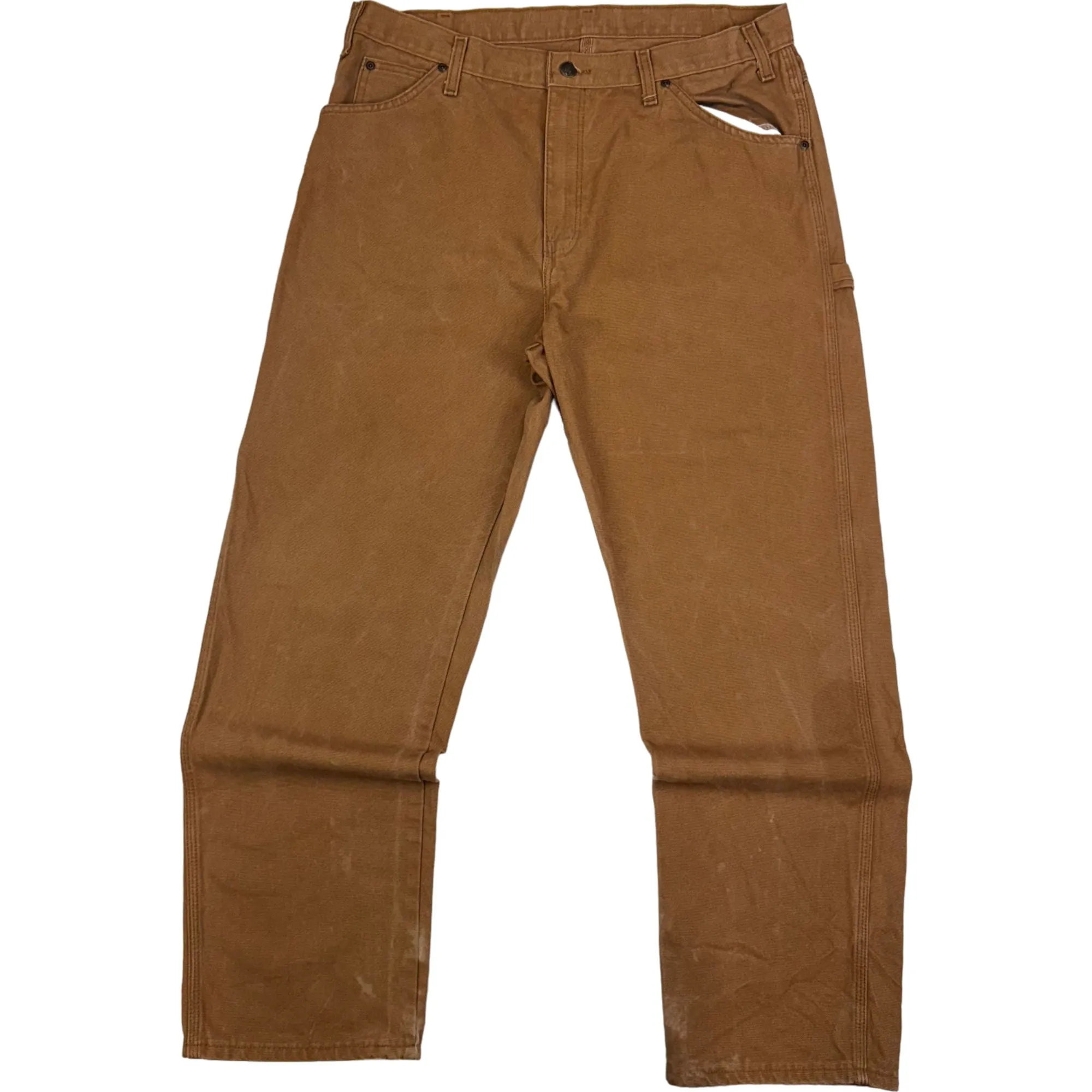 Dickies Workwear Carpenter Trousers Brown