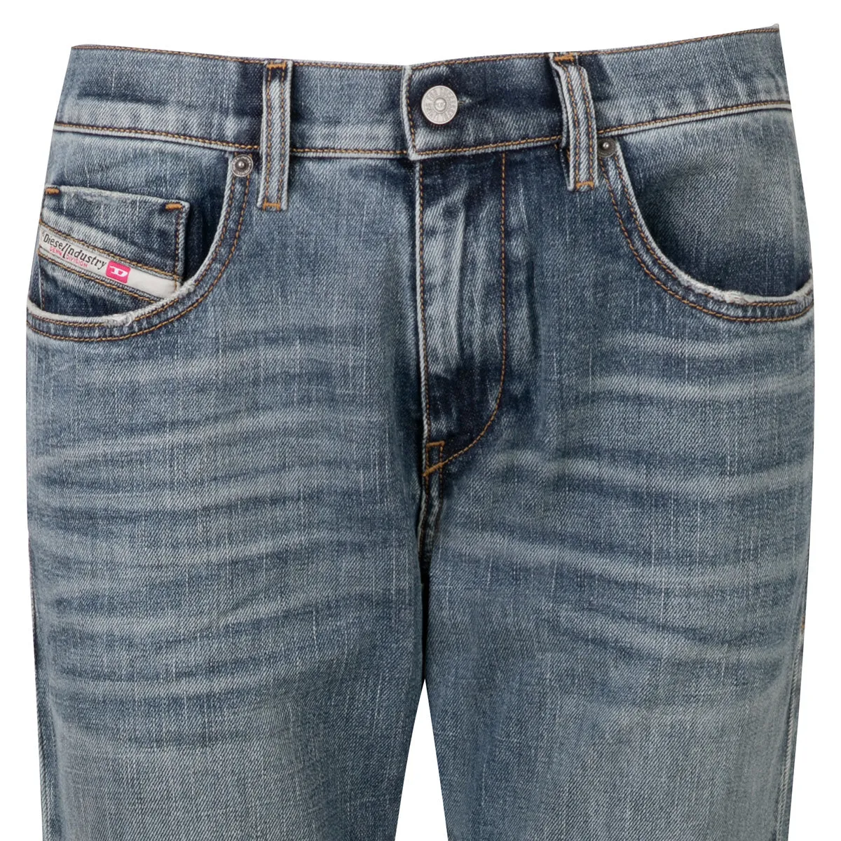 2019 Diesel D-Strukt Mid-Rise Slim Jeans