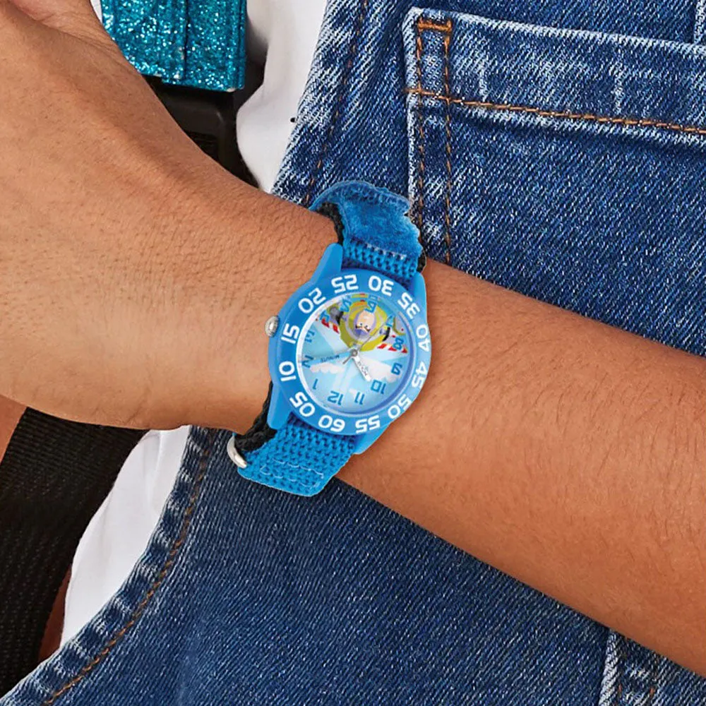 Disney Toy Story Buzz Lightyear Kids Time Teacher Watch Blue Acrylic Band