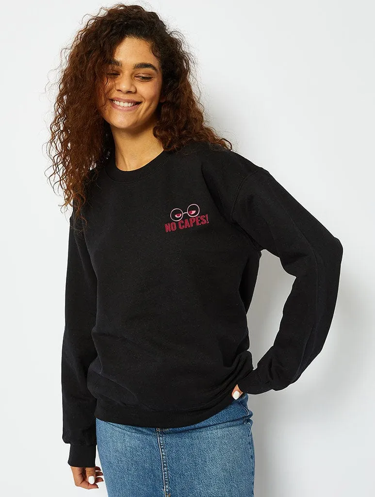 Disney Edna Mode No Capes Sweatshirt in Black