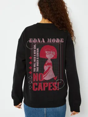 Disney Edna Mode No Capes Sweatshirt in Black