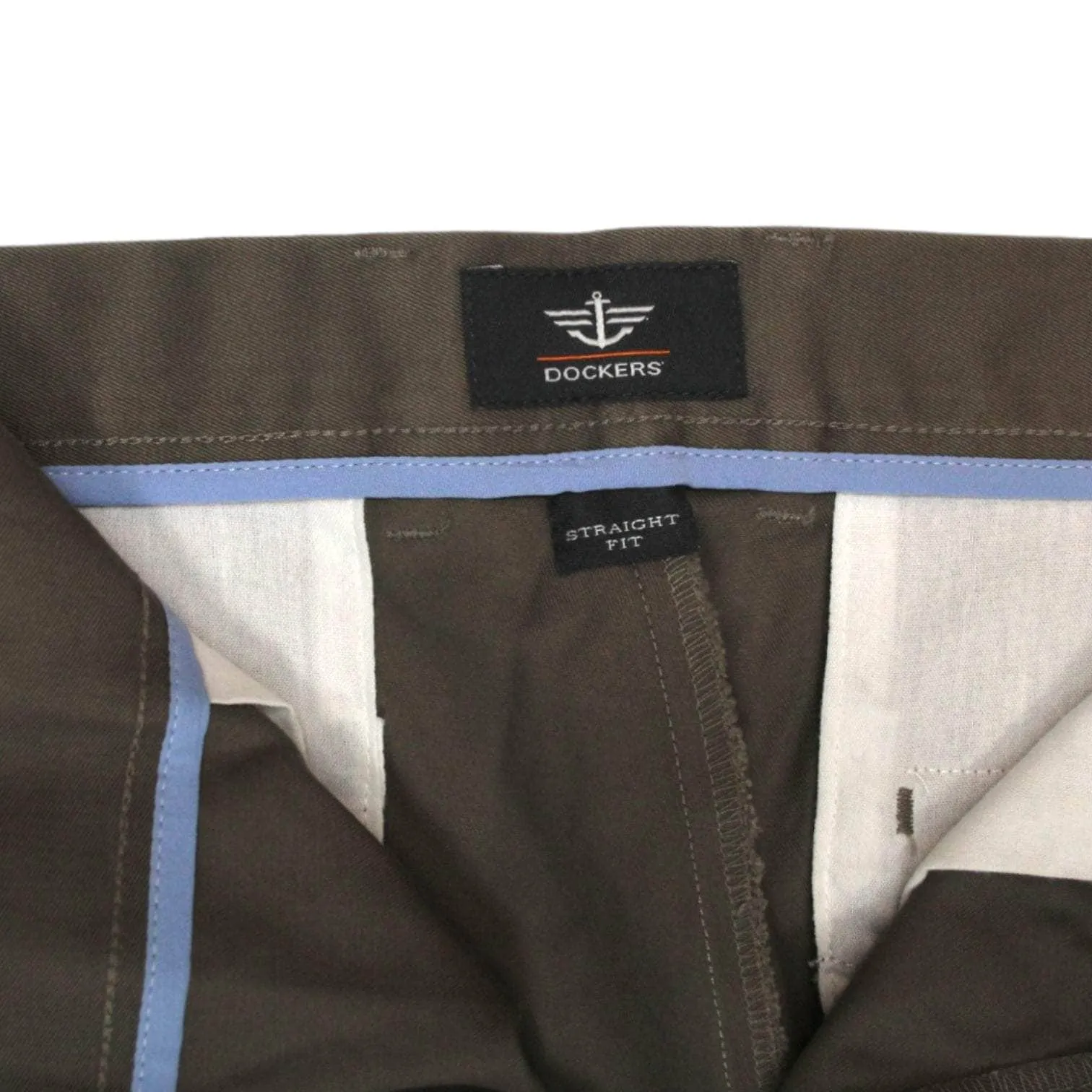 Dockers Green Straight Fit Trousers