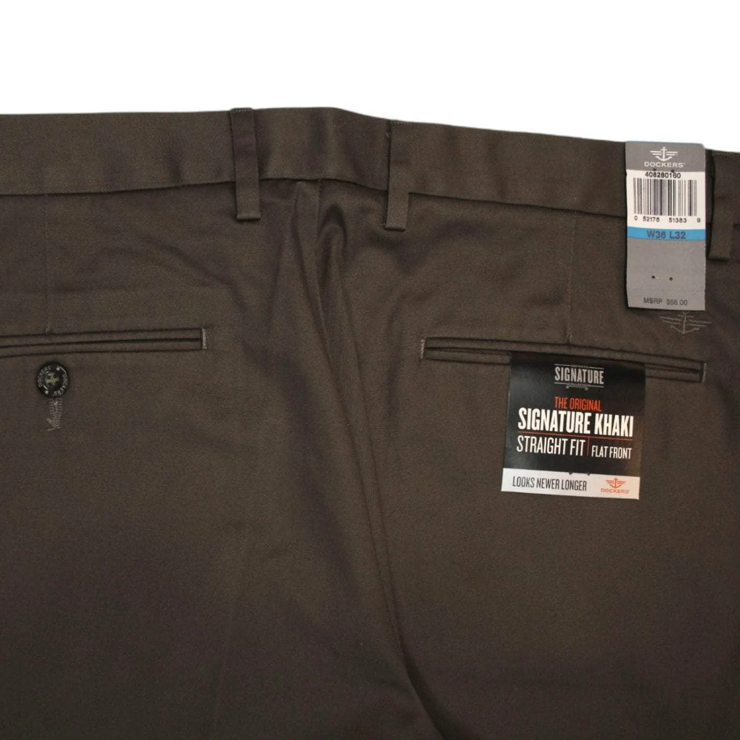 Dockers Green Straight Fit Trousers