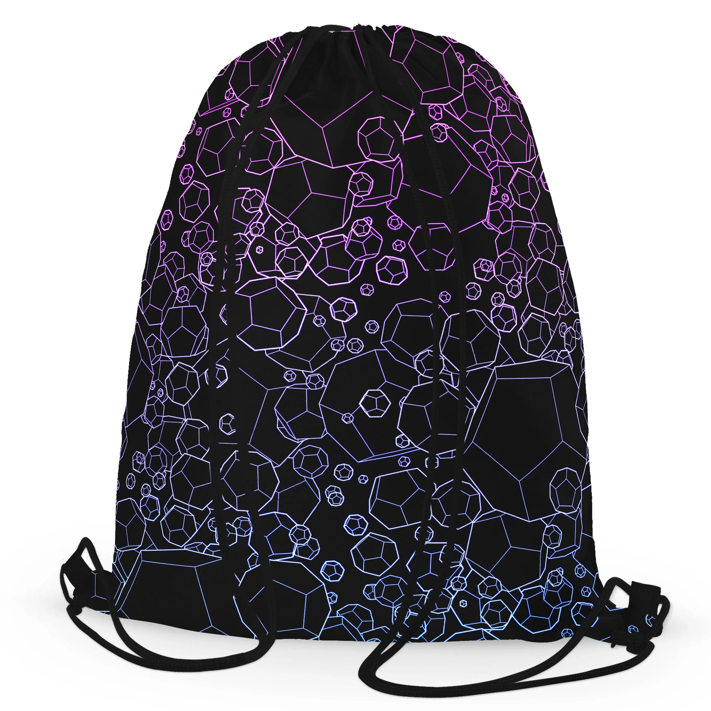 Dodecahedron Madness Cold Drawstring Bag