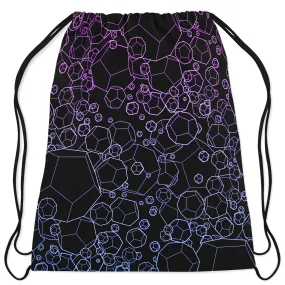 Dodecahedron Madness Cold Drawstring Bag