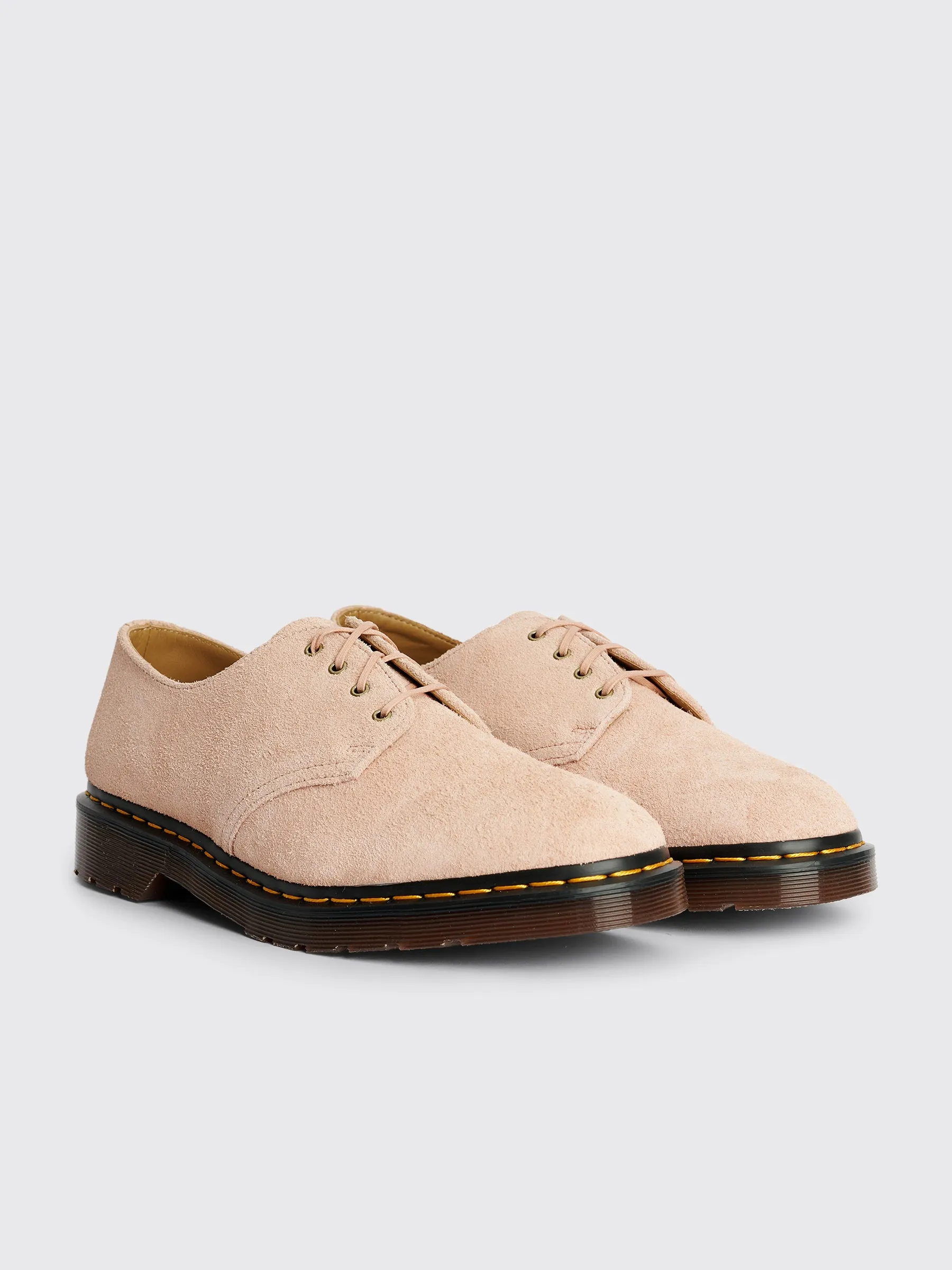 Dr. Martens Smiths Desert Oasis Suede Dress Shoes Peach Beige