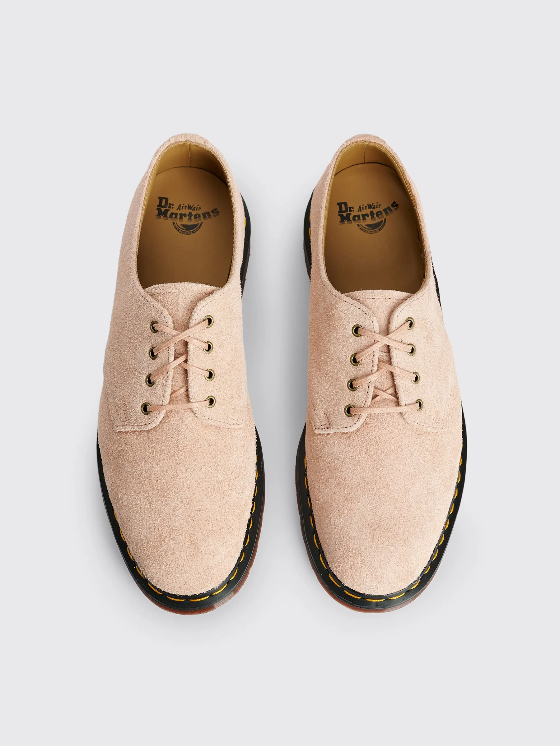 Dr. Martens Smiths Desert Oasis Suede Dress Shoes Peach Beige