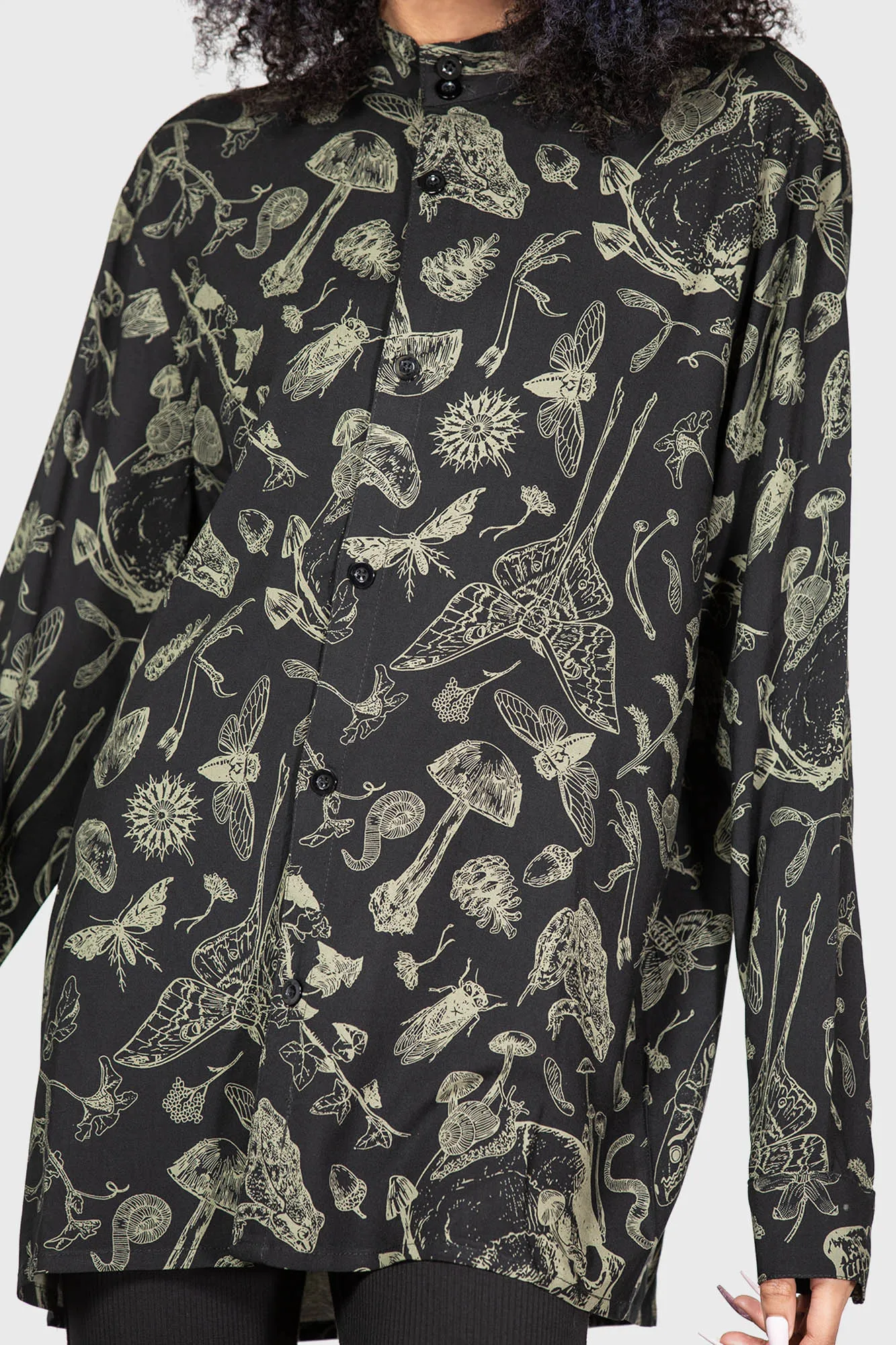 Dragonfly Print Shirt