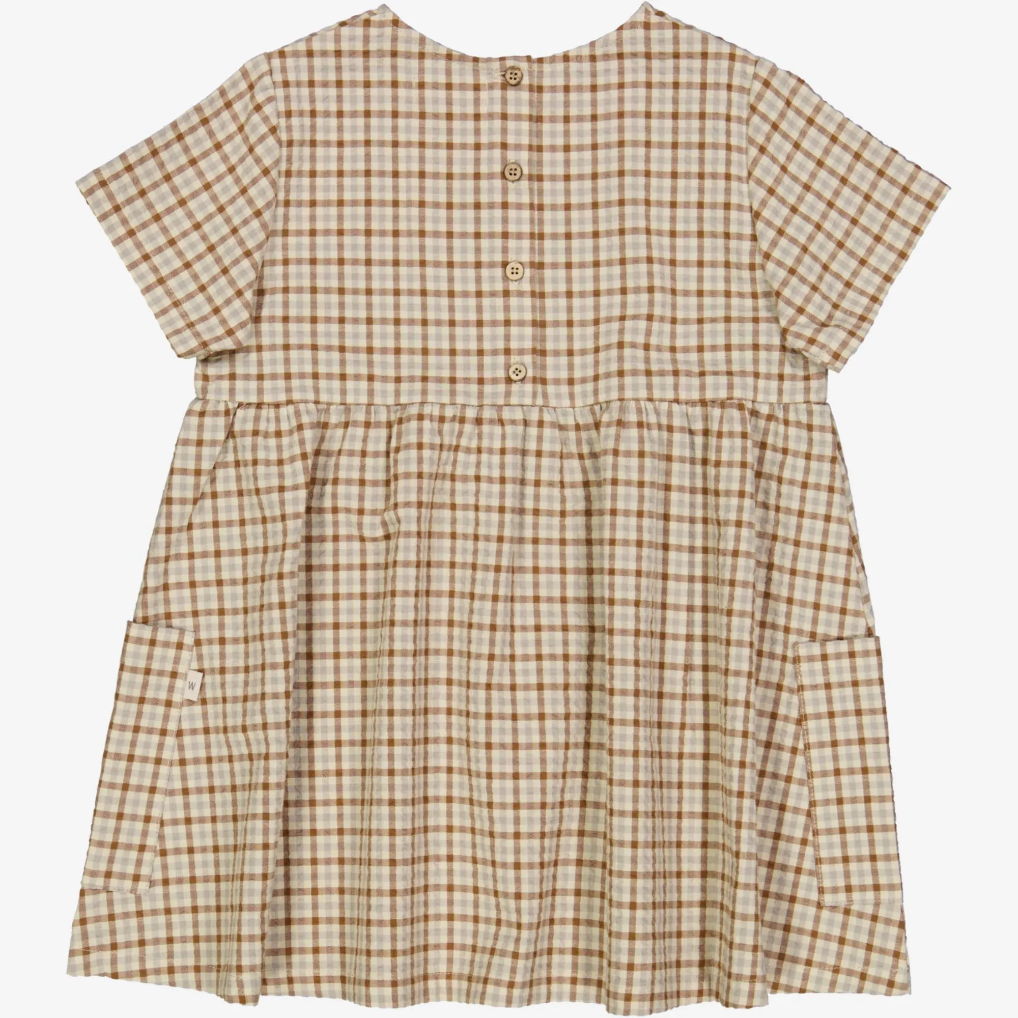 Dress Ayse - golden dove check