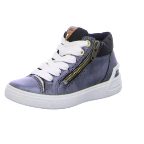 Blue Ecco boys sneakers.