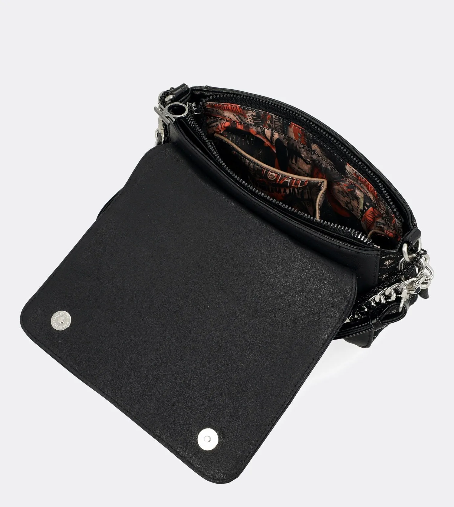 Elegant spirit shoulder bag with a chain strap