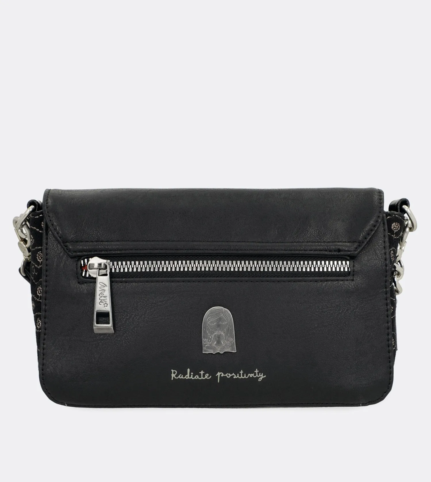 Elegant spirit shoulder bag with a chain strap