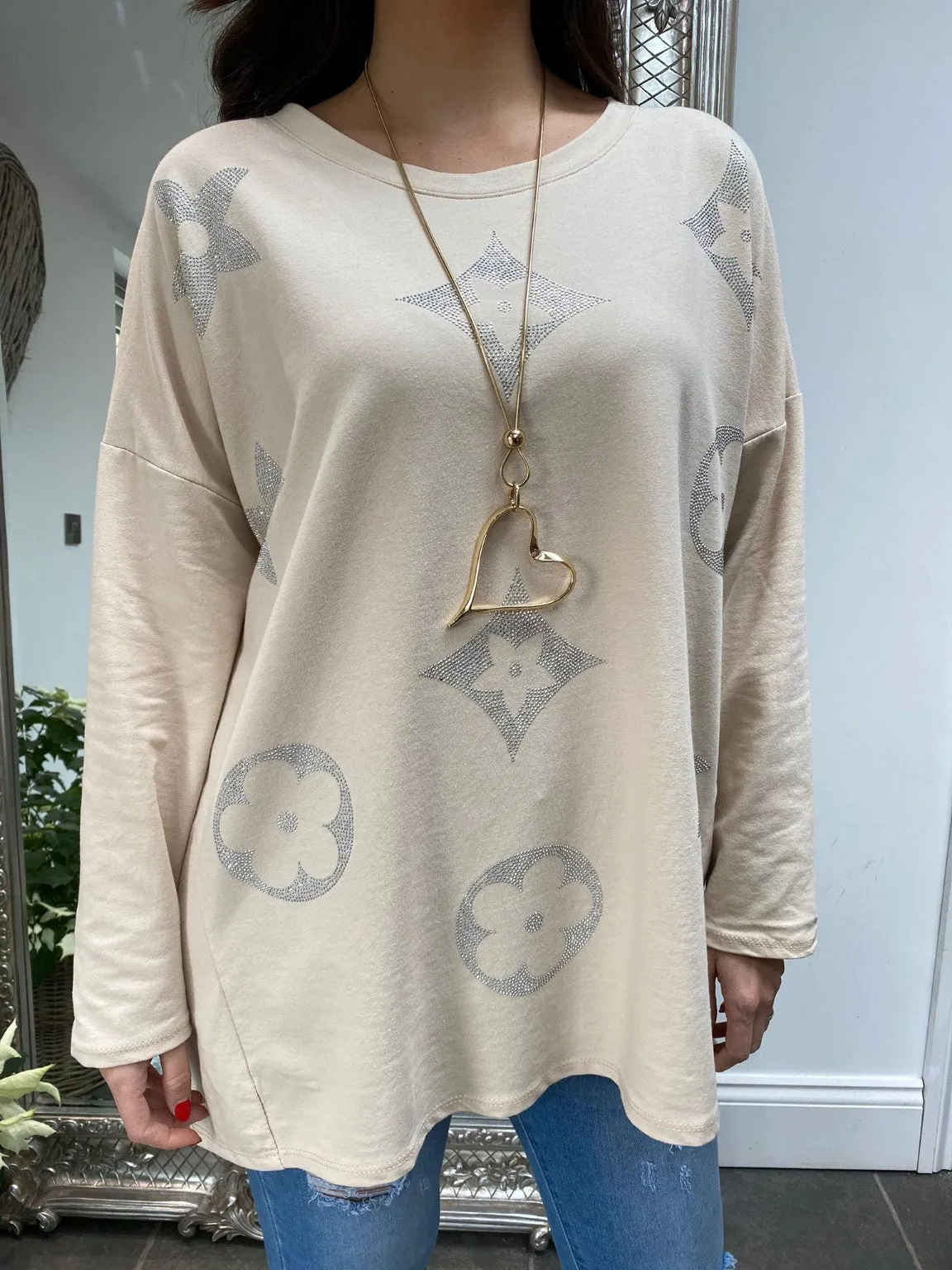 Brooke Embellished Sweatshirt