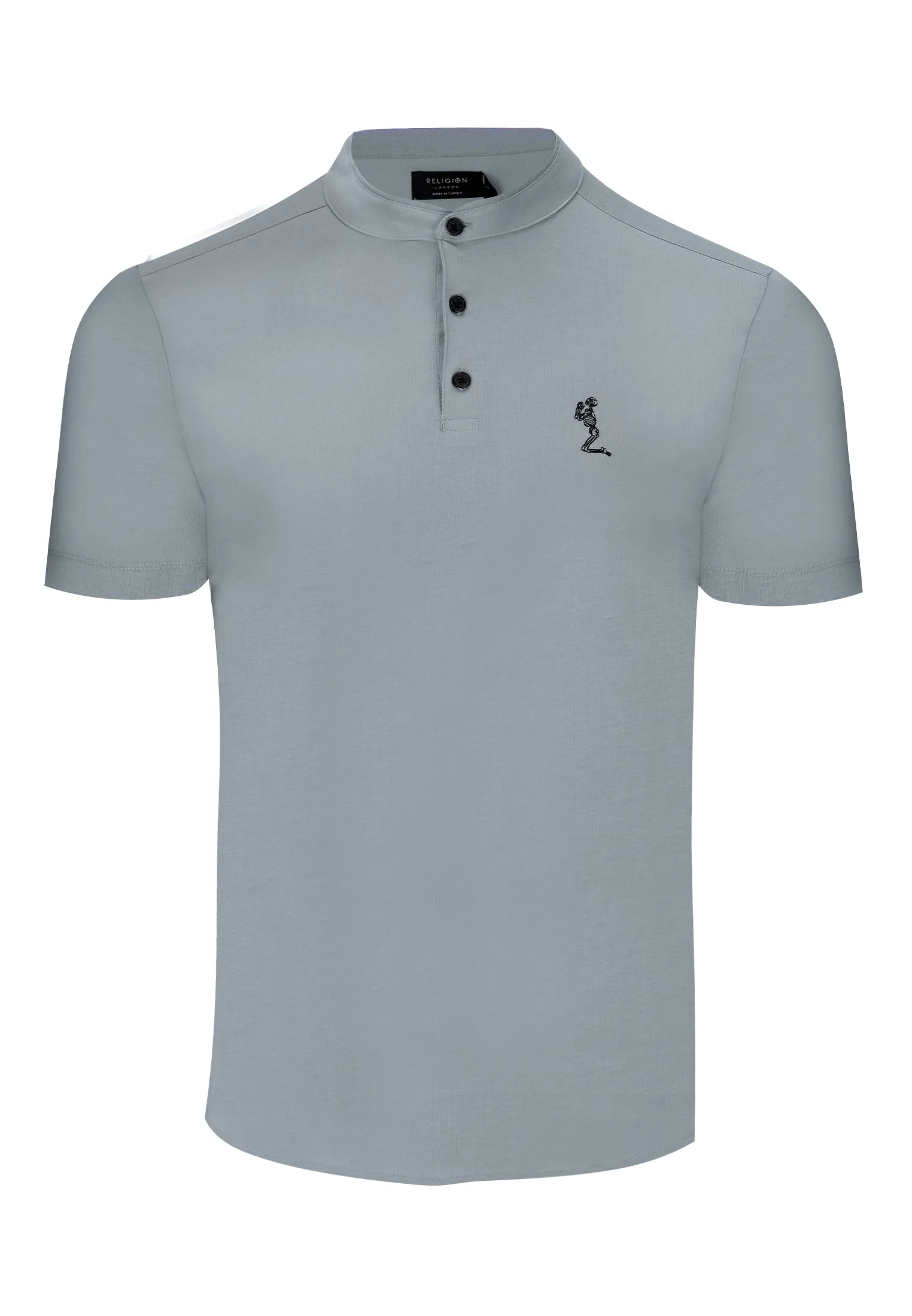 ESSENTIAL ORSON SLATE POLO SHIRT