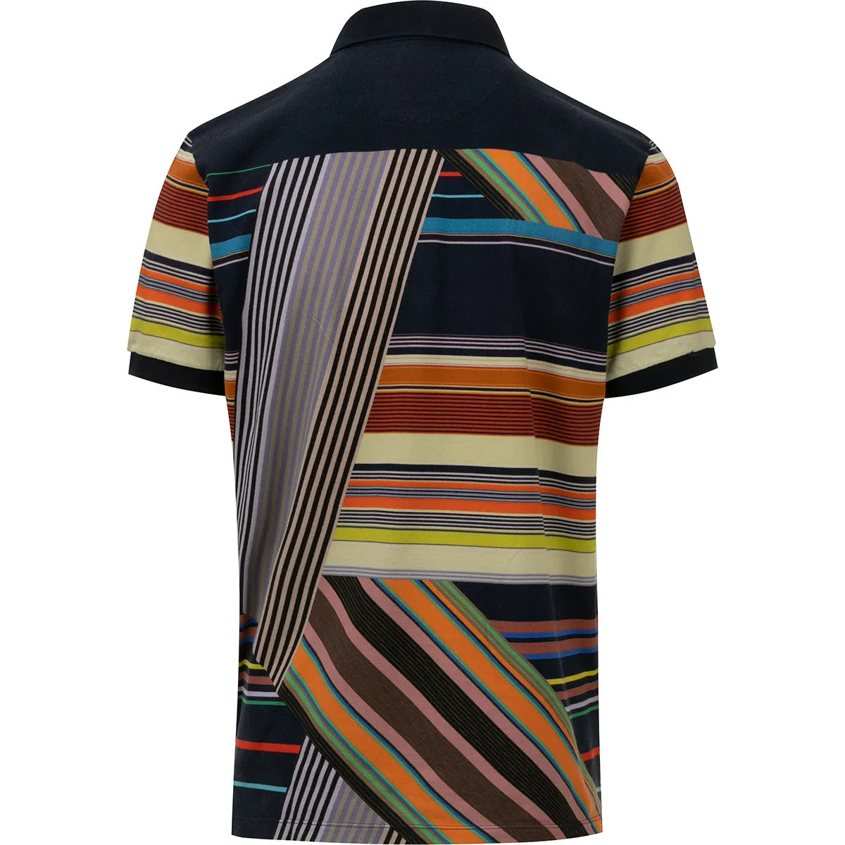 Etro Striped Short-Sleeve Polo