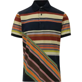 Etro Striped Short-Sleeve Polo