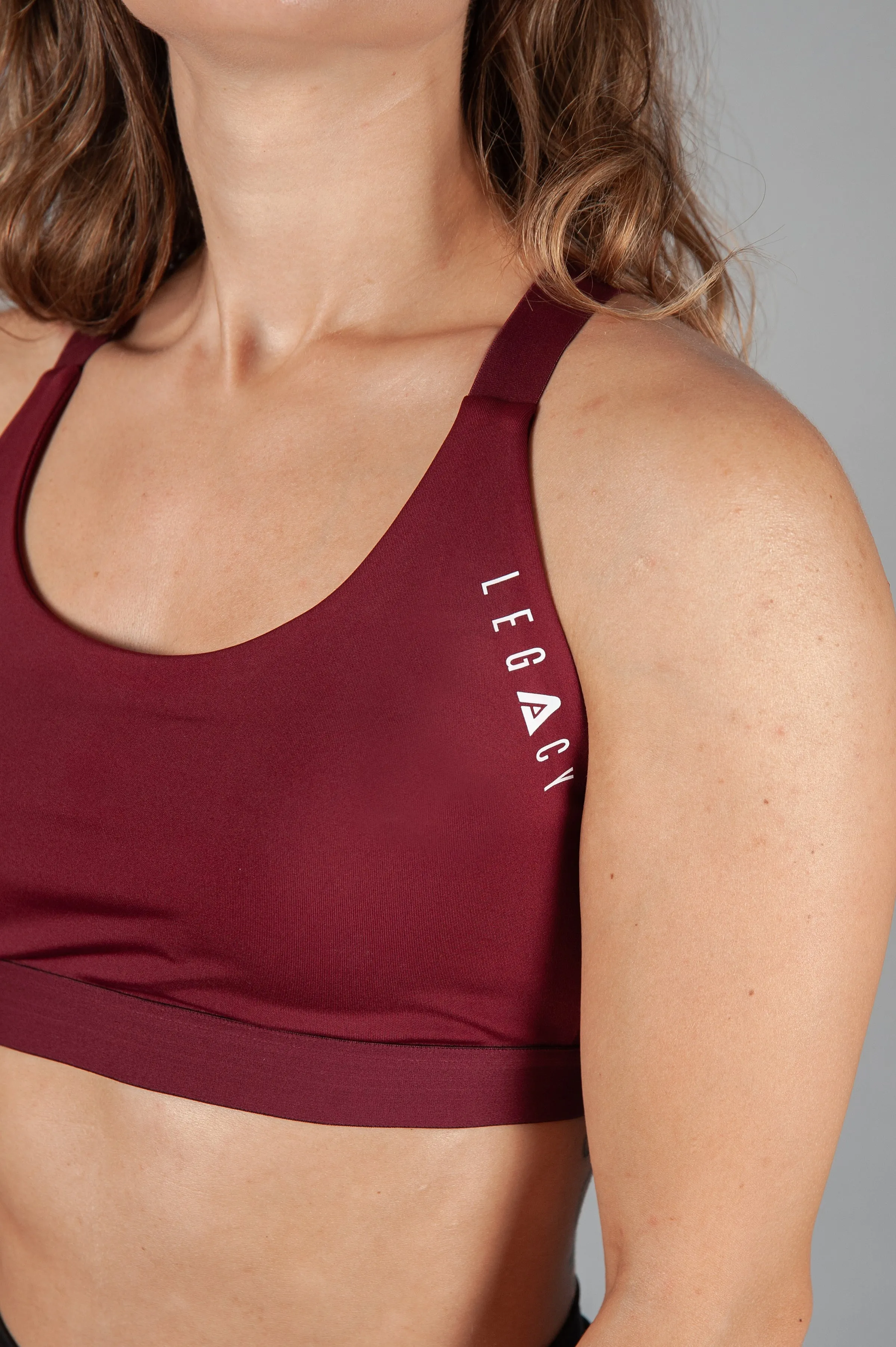 Euphoria Sports Bra Burgundy