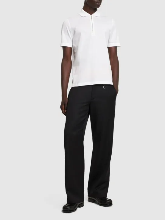 Ferragamo   Cotton piquet polo 