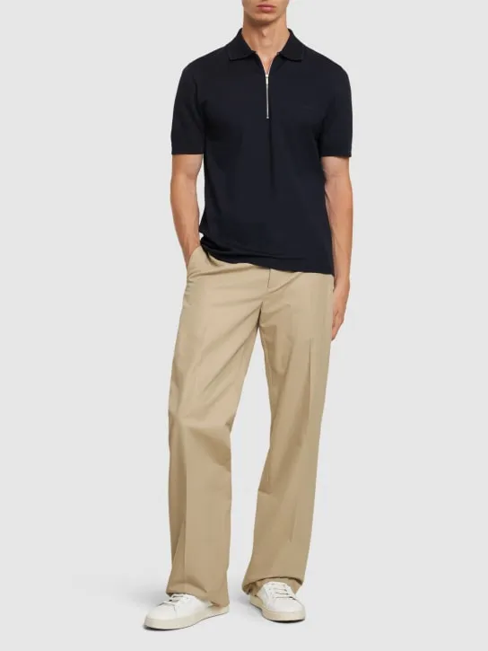 Ferragamo   Cotton piquet polo 