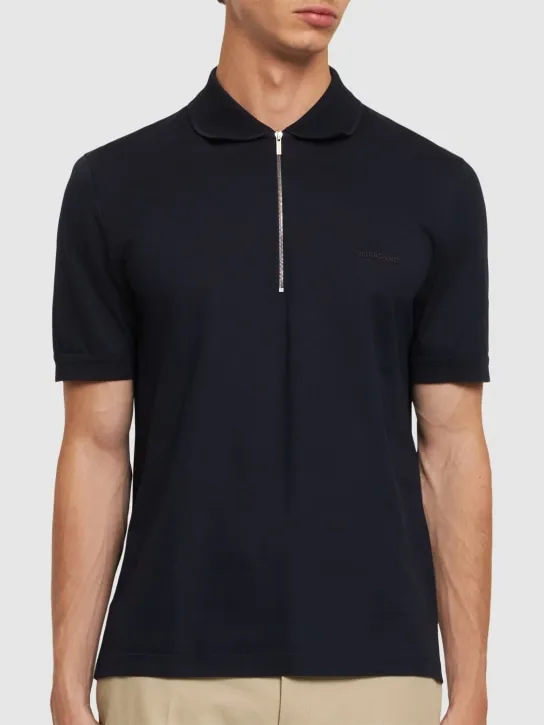 Ferragamo   Cotton piquet polo 