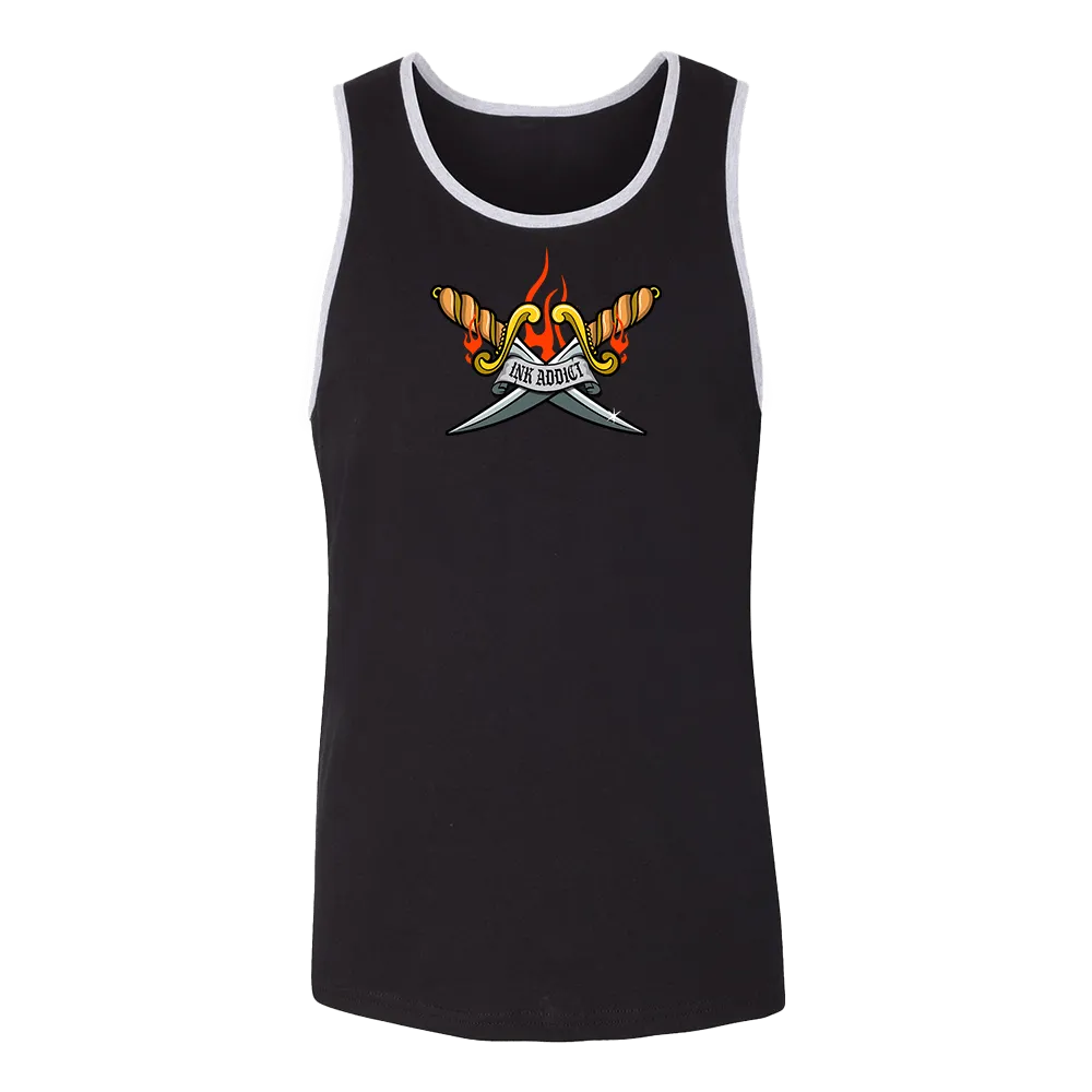 Flaming Dagger Men's Tank