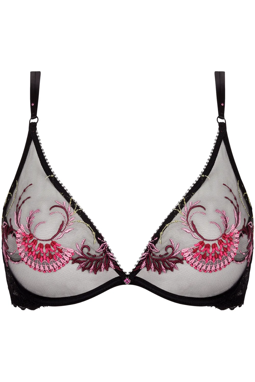 Passion Flower Underwire Triangle Bra for Women