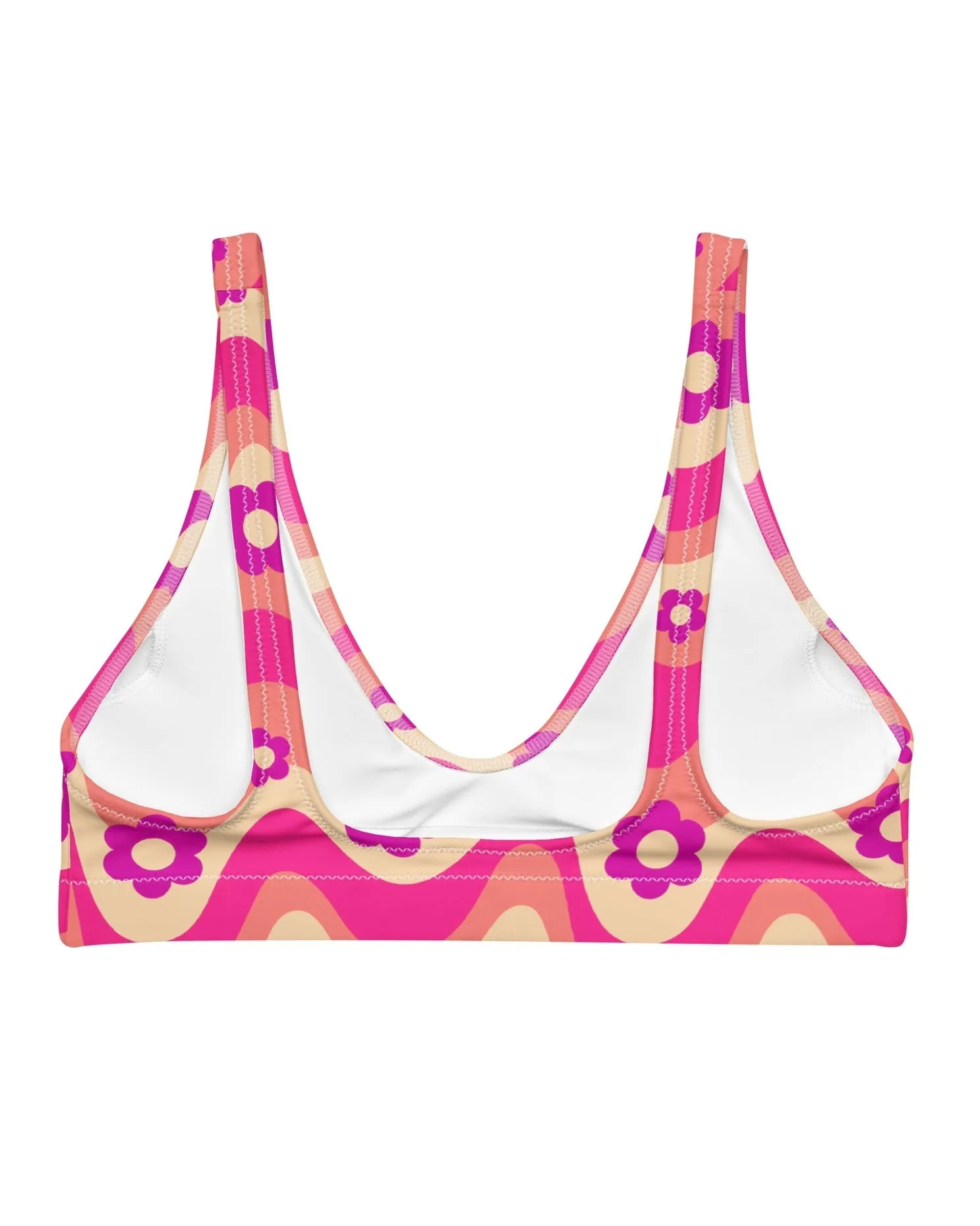 Flower Power Pink Bra Top