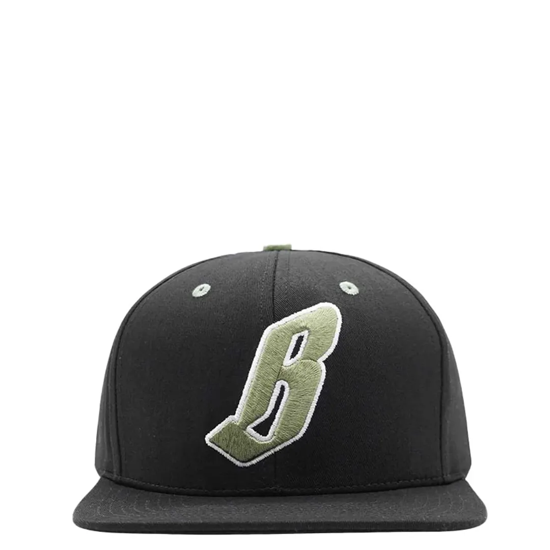 FLYING B SNAPBACK HAT BLACK