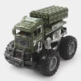 Mini Military Toy Vehicle with Friction for Kids