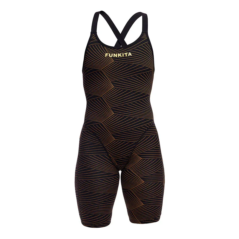 Funkita - Gold Weaver - Ladies Eco Fast Legs One Piece