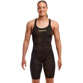 Funkita - Gold Weaver - Ladies Eco Fast Legs One Piece