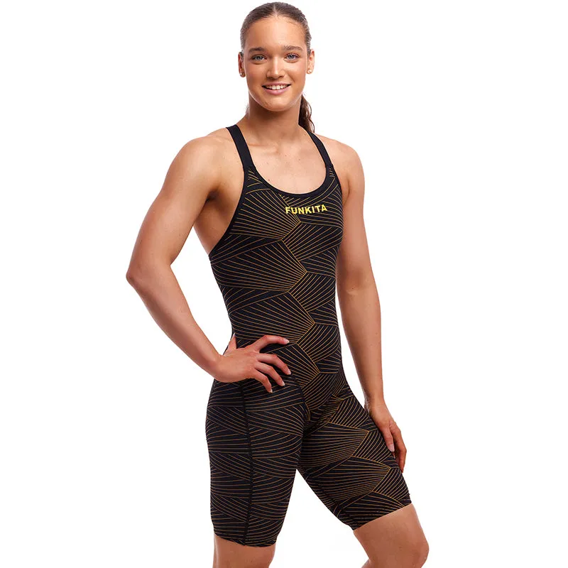 Funkita - Gold Weaver - Ladies Eco Fast Legs One Piece