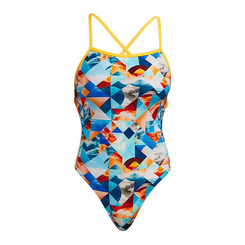 Funkita - Smashed Wave - Ladies Eco Strapped In One Piece