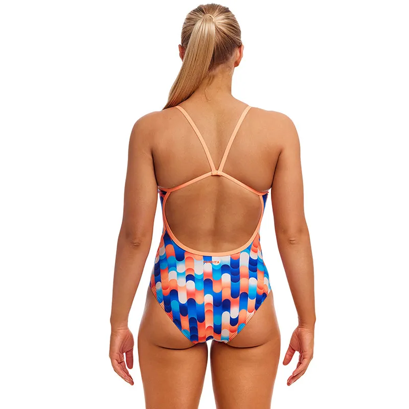 Funkita - Tail End - Ladies Eco Single Strap One Piece