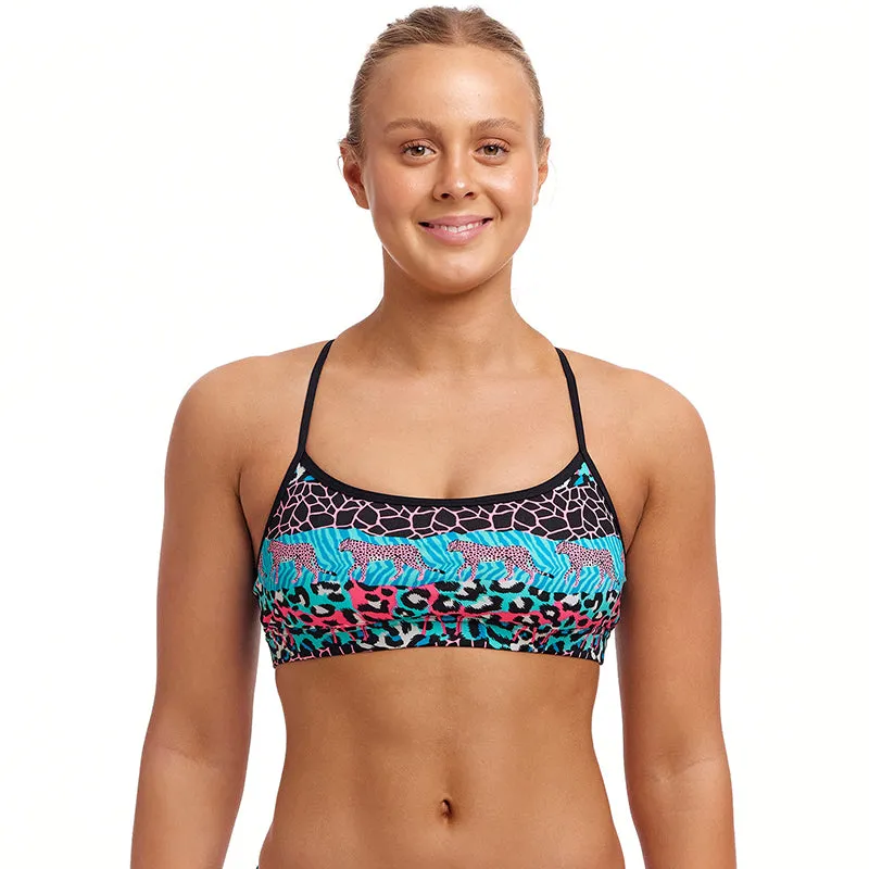 Funkita - Wild Things - Ladies Eco Swim Crop Top