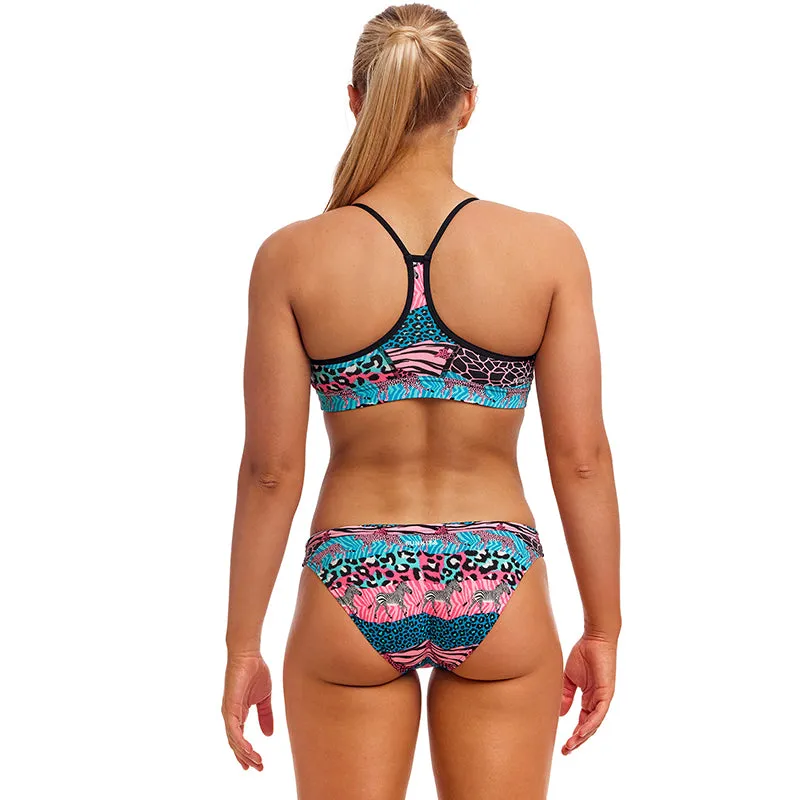 Funkita - Wild Things - Ladies Eco Swim Crop Top