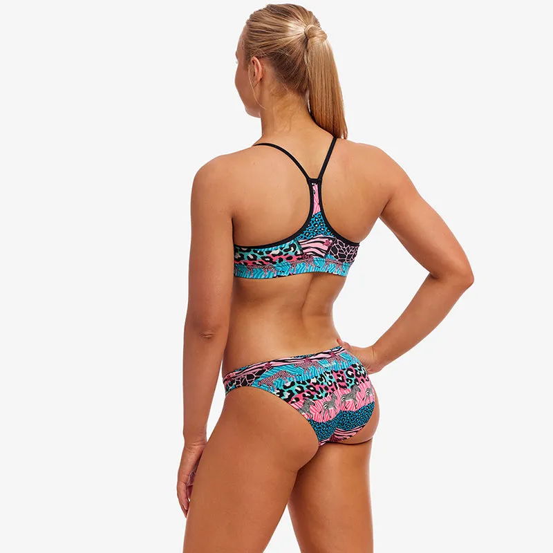 Funkita - Wild Things - Ladies Eco Swim Crop Top