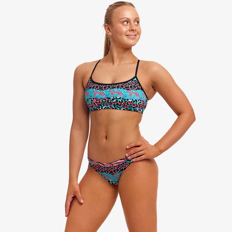 Funkita - Wild Things - Ladies Eco Swim Crop Top