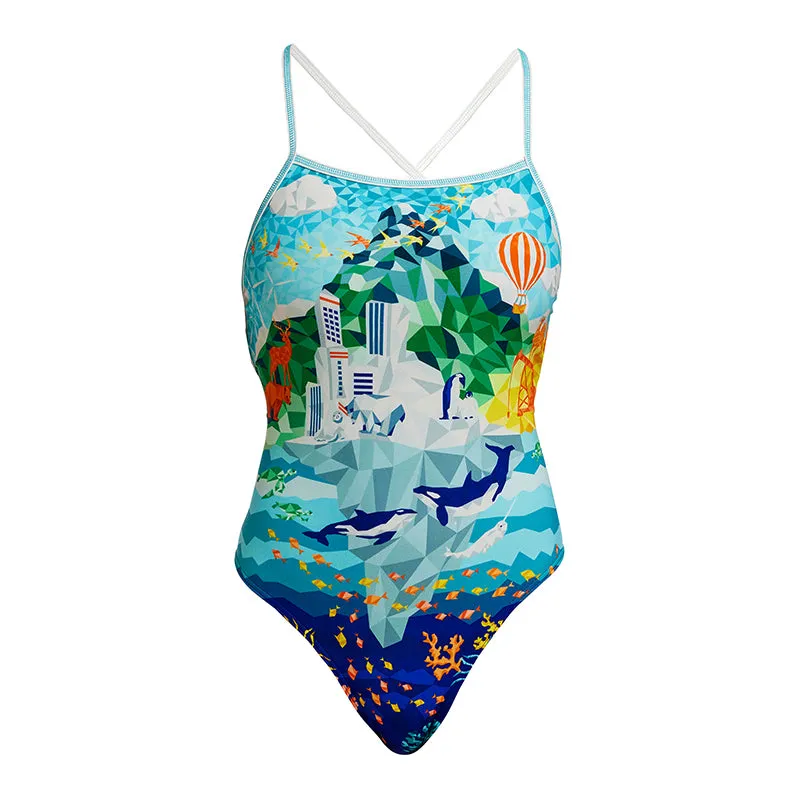 Funkita - Wildermess - Ladies Eco Strapped In One Piece