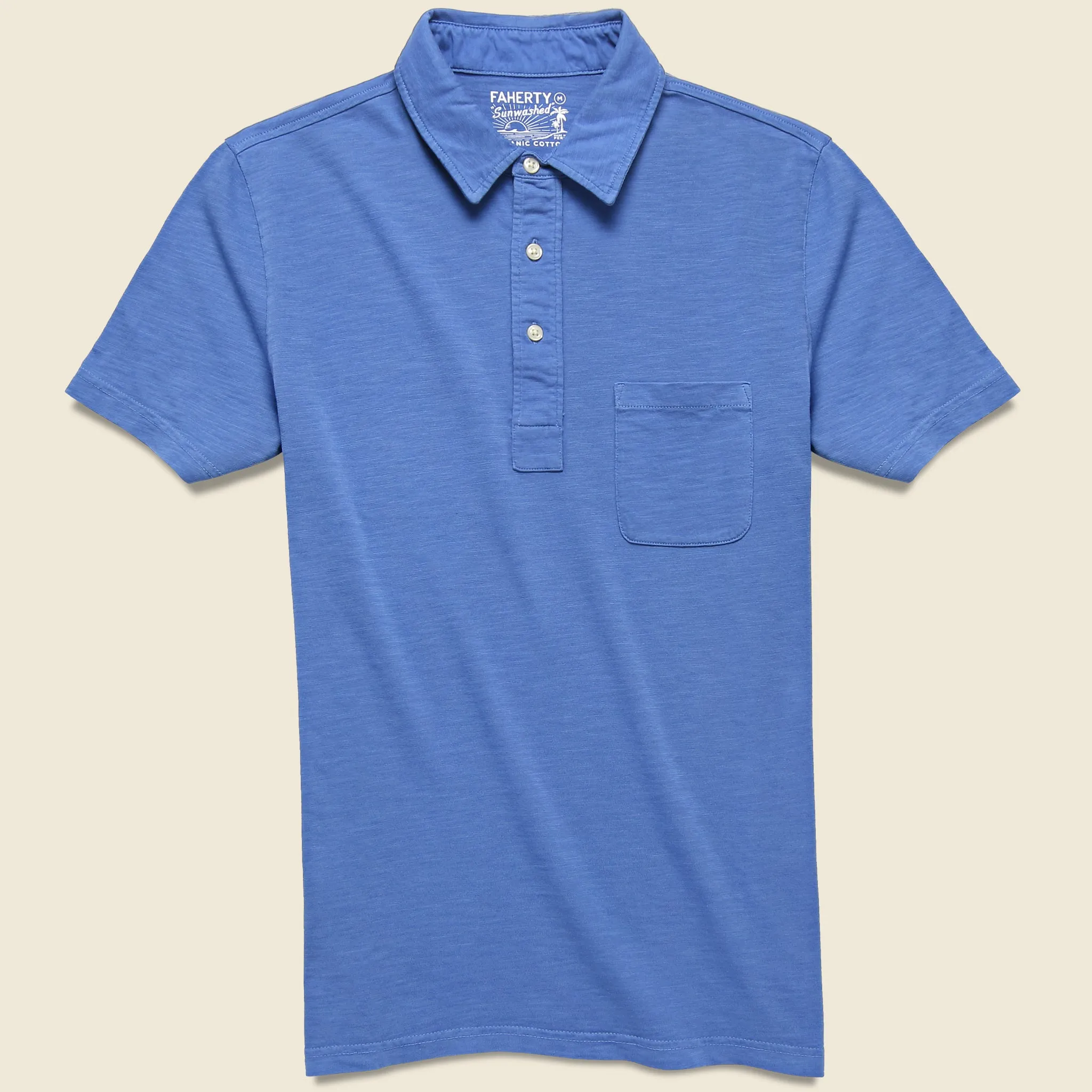 Garment Dyed Polo - Cobalt