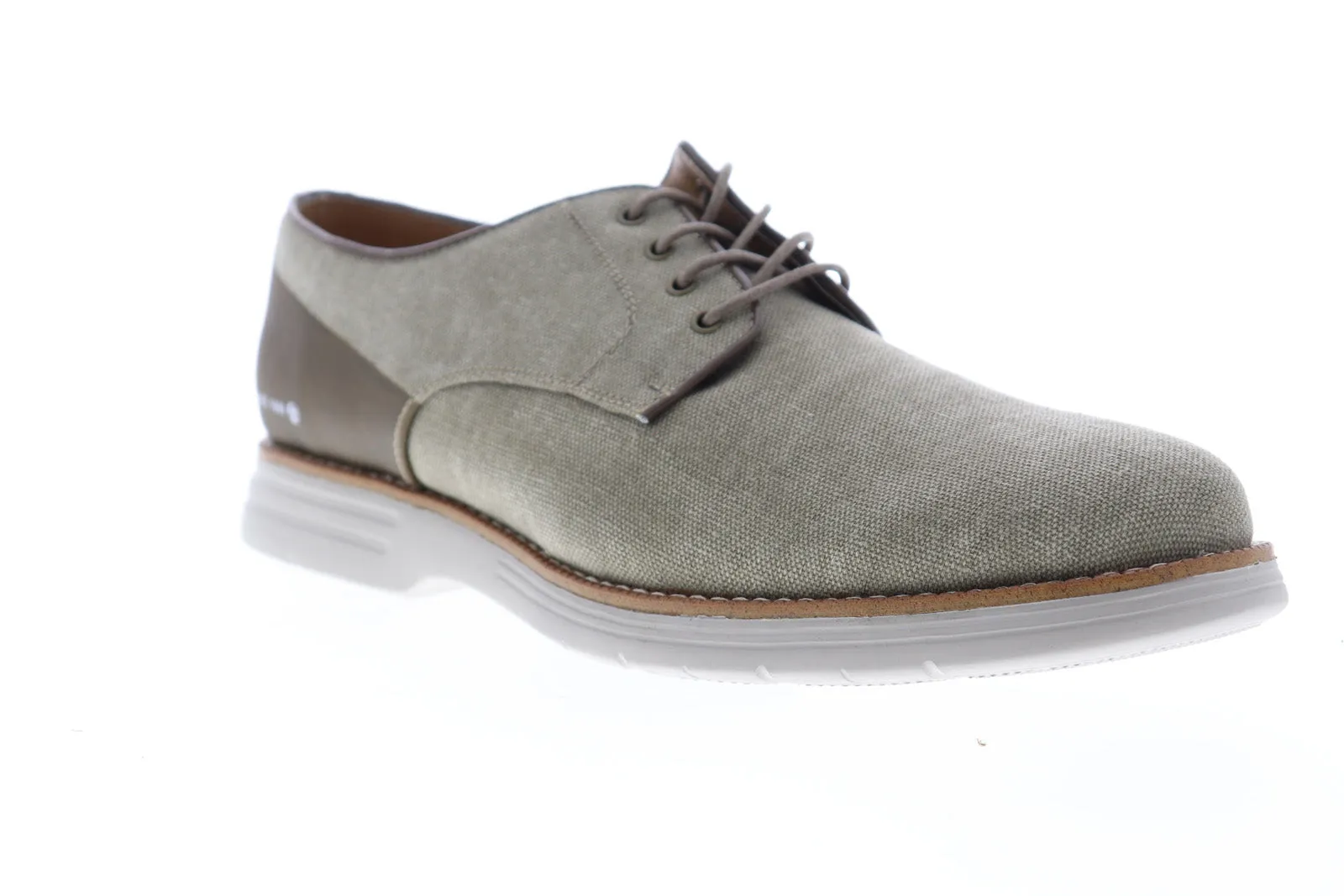 GBX Hammon 137799 Men's Gray Canvas Oxfords Shoes